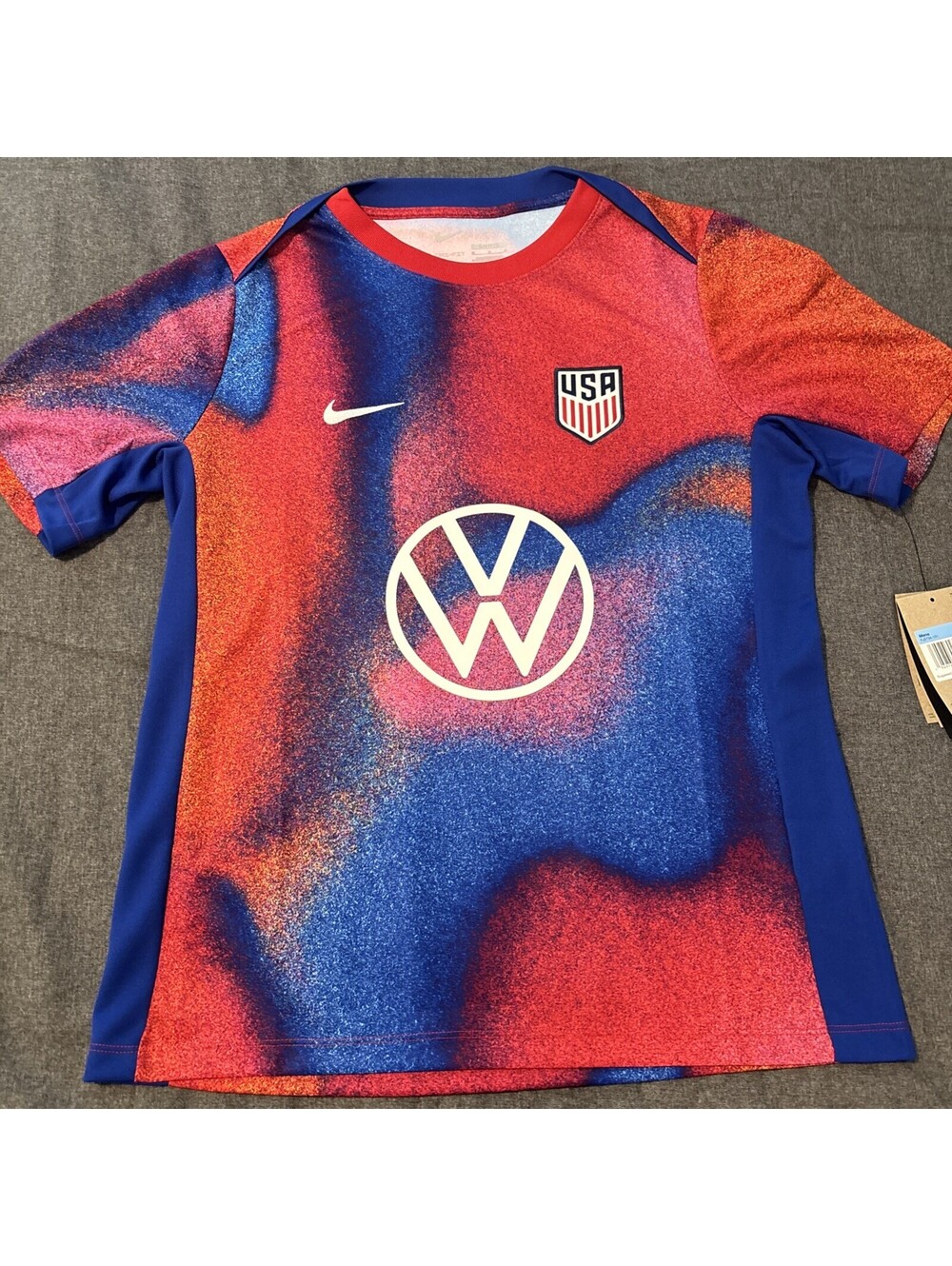 Nike USA National Team Soccer Jersey Volkswagen Sponsor Men's Size M